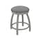 Holland Bar Stool Co 18" Swivel Vanity Stool, Nickel Finish, Graph Seat 80218AN020 - alternate 1